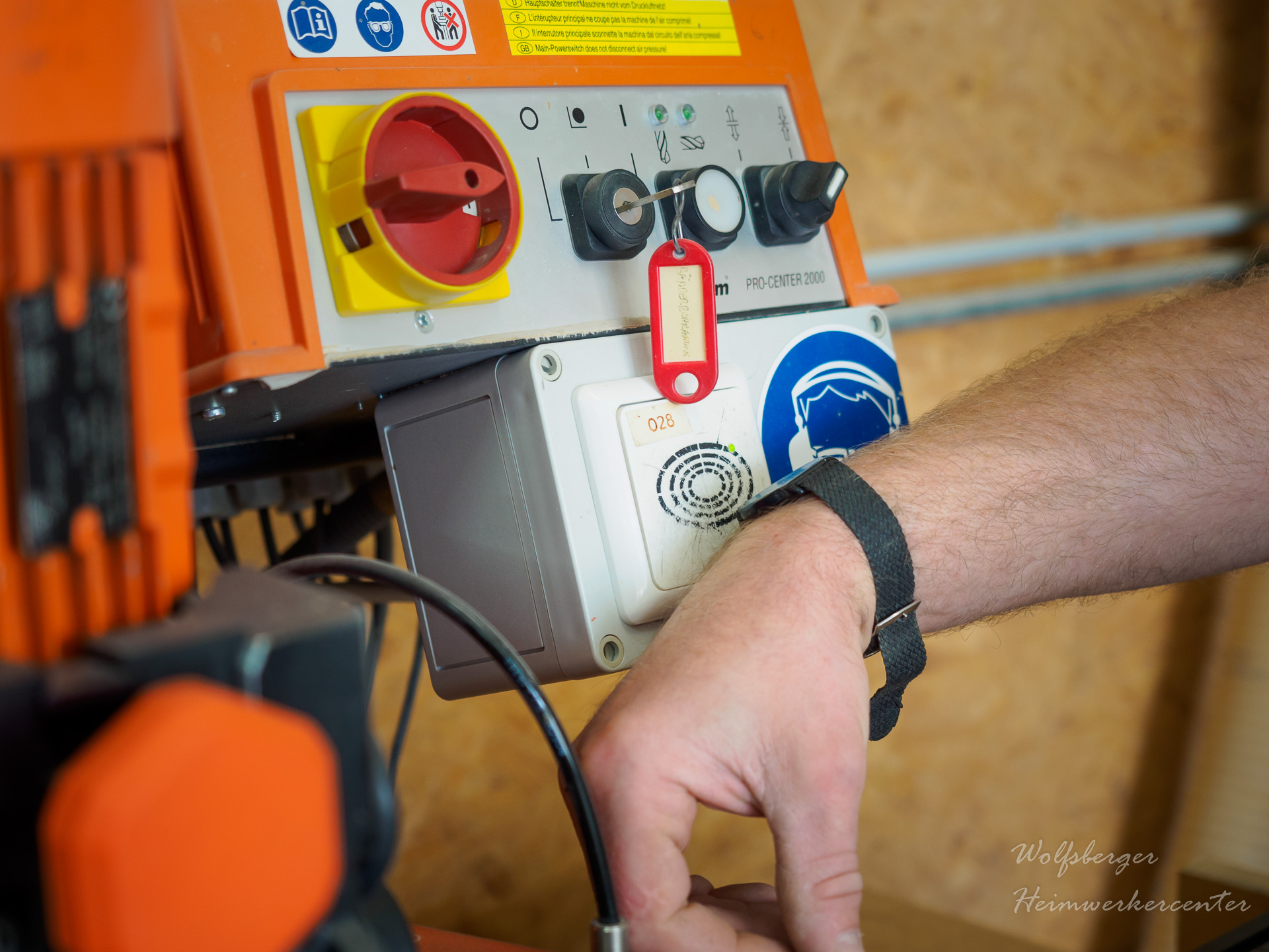 Transponder zur Maschinenfreigabe